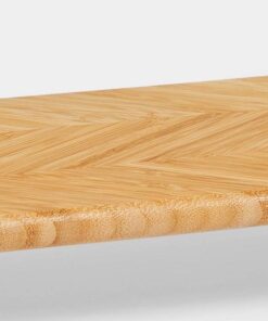 Platou din Bambus pt Servire Branzeturi, Aperitive, Gustari, Mezeluri, cu model zig-zag VonShef 1000340, cutie cadou iCasnice.ro8