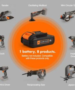 Fierastrau electric vertical, fara fir VonHaus 3500170, taiere la 45 de grade, 18V, 2500RPM, timp de functionare 35min iCASNICE.ro 3